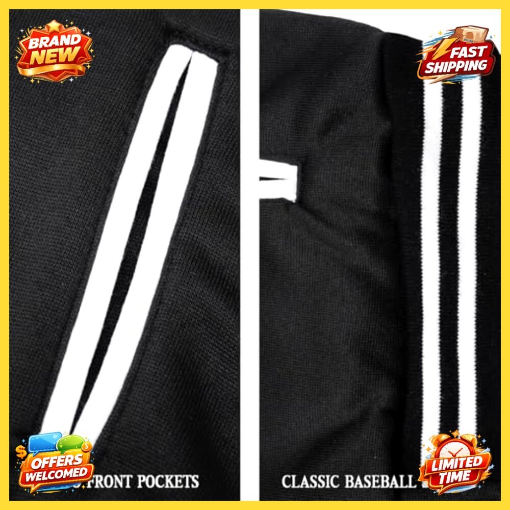 Varsity Bomber Jacket Lightweight Button Down Bas… - image 5